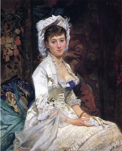 Woman in White, 1879 by Eva Gonzalès